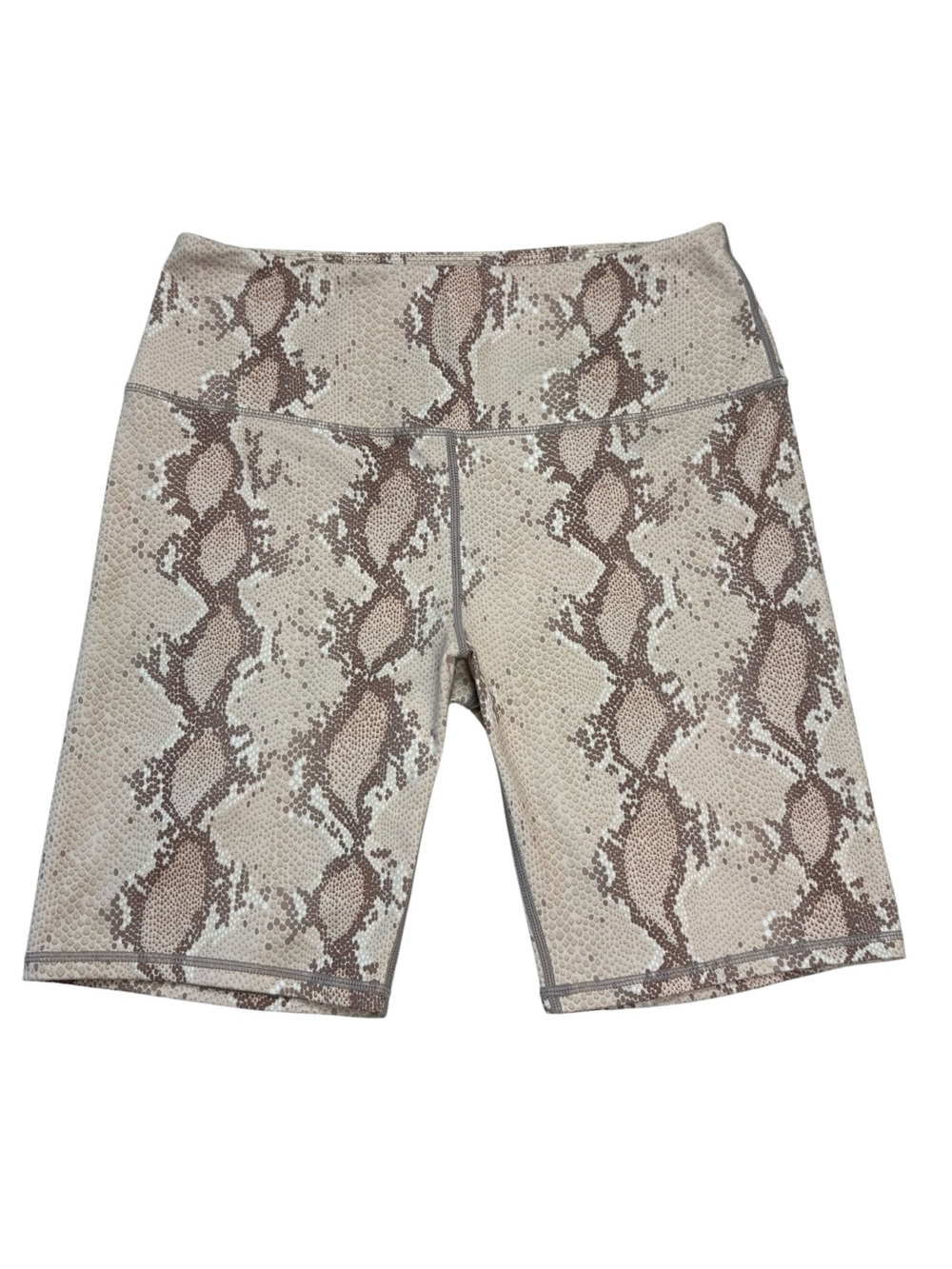 Varley Snake Print Biker Shorts Size Large